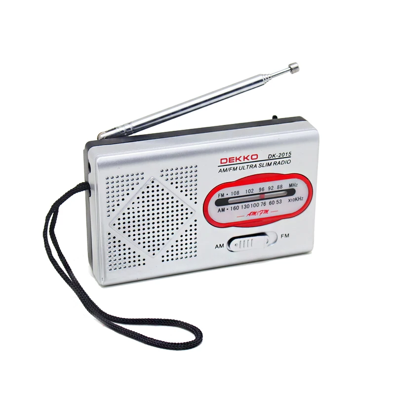 XIBOMAN Горячая продажа Легкое портативное радио AM FM с функцией 2 полосы и 2 * AA батареи поддержки пользовательского логотипа