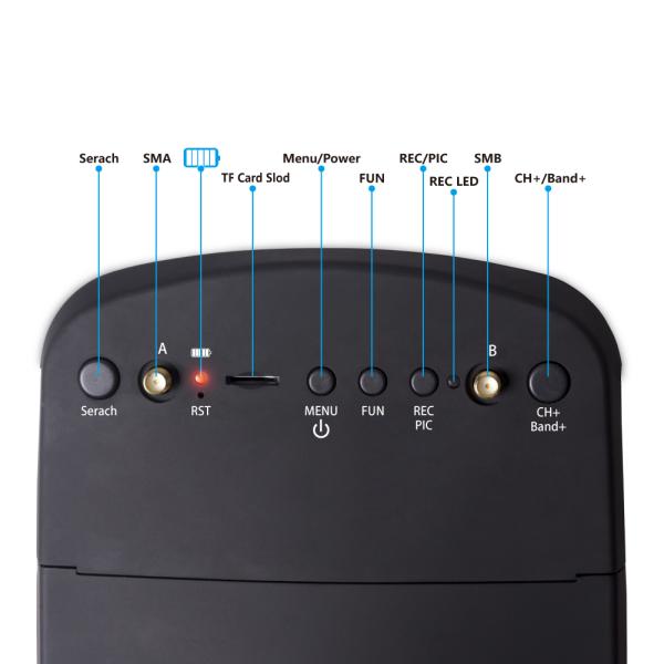 Lightweight Analog Video Transmitter Weight 60g And FM Modulation