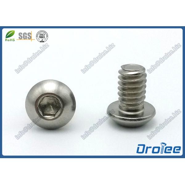 ISO 7380 M4 x 6 mm Stainless 316 Button Head Socket Cap Screw