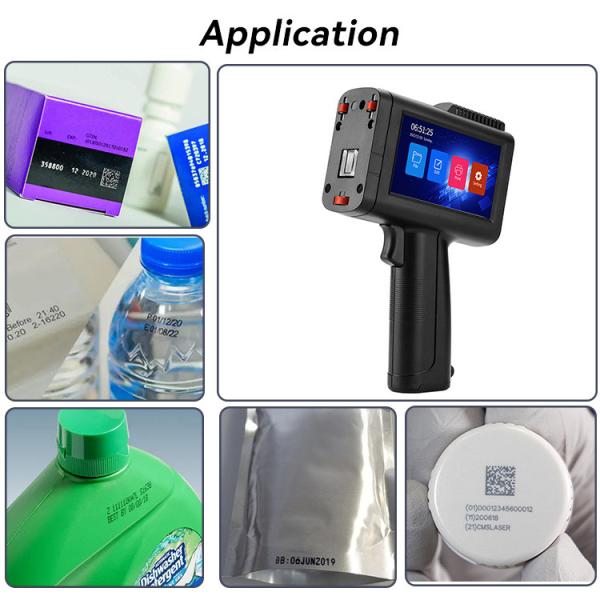 300 - 600DPI Label TIJ Inkjet Printer Portable Handheld Inkjet Printer Gun