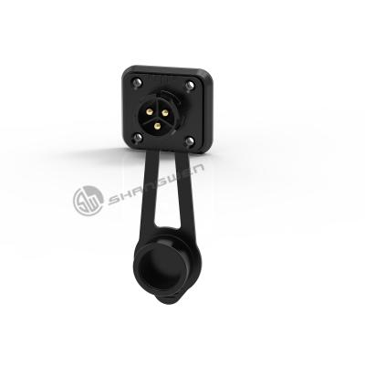 Conector de 3 pinos estável e à prova d'água