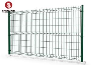 RAL6005 55x100mm 3D Mesh Panel Welded Metal Fence Panels