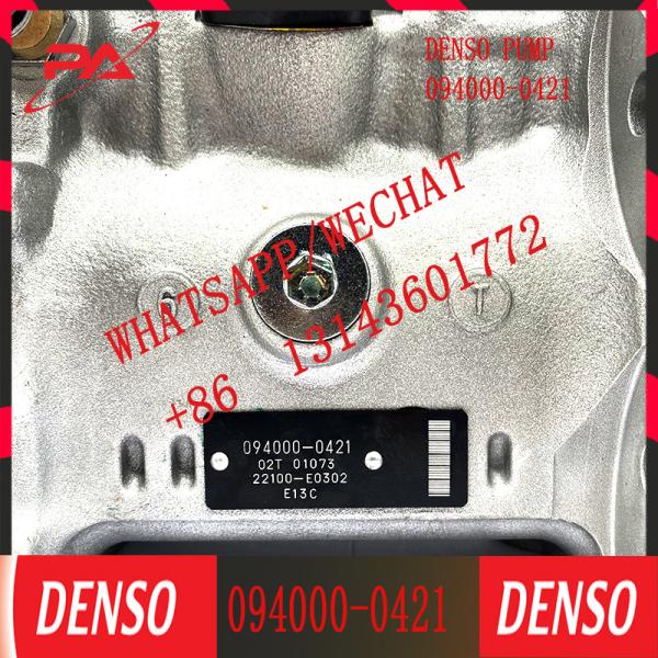 топливный насос дизельного топлива 094000-0421 давления коллектора системы впрыска топлива высокий для hino для двигателя дизеля трактора тележки автобуса вперед промышленного