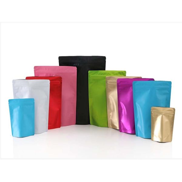 Customizable Stand up Pouch With Lock  Food Packaging Bag Ziplock Bag custom Color