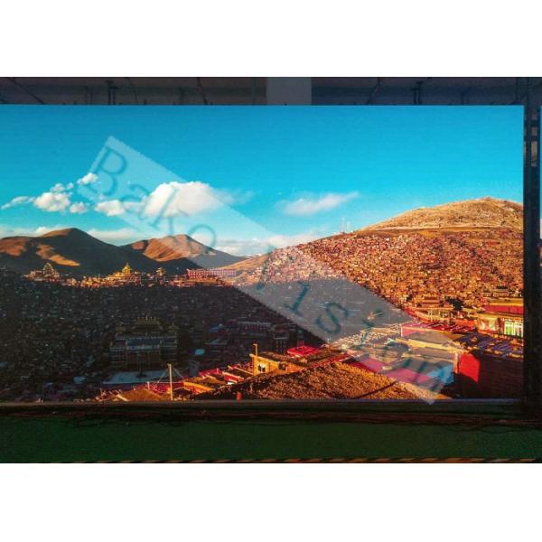 Wide Viewing Angle UHD LED Display , 1R1G1B Full Color Video Wall For TV Studio