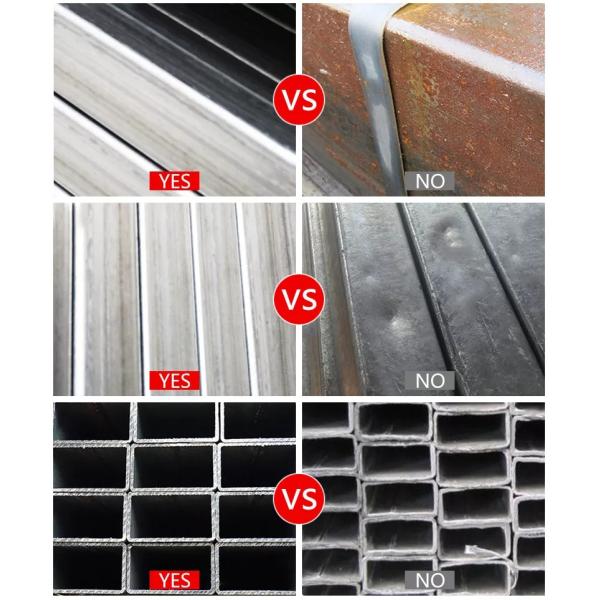 SS400 S235JR Construction Tubes 80x80 square Hollow Sections Black Steel Tube