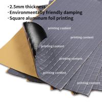 2.5 mm de papier d'aluminium carrosserie de réduction des vibrations automobile / tapis anti-vibration