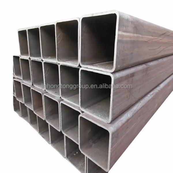 API Pipe Carbon Steel Rectangular Tube Erw Steel Square Tubes with Black Surface and Special Pipe 80 X 80