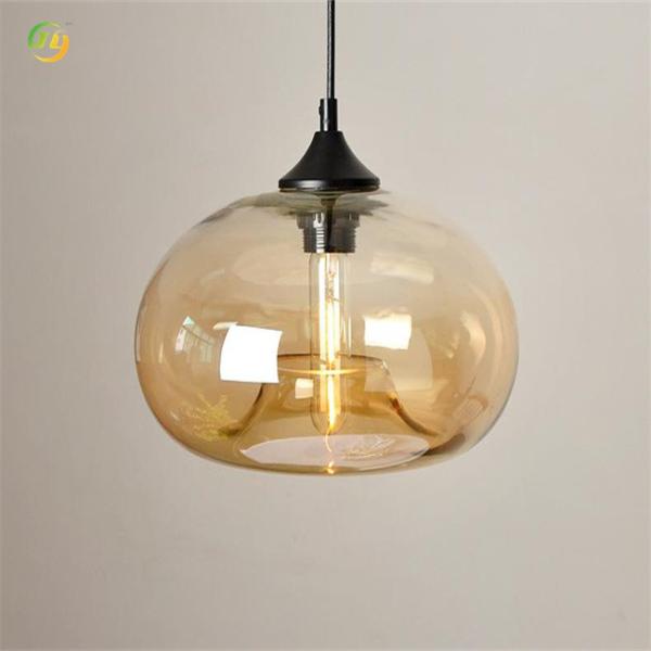 JYLIGHTING одноглавый современный свет роскошный креативный дизайнер стеклянный подвесный свет с индивидуальной цветовой отделкой