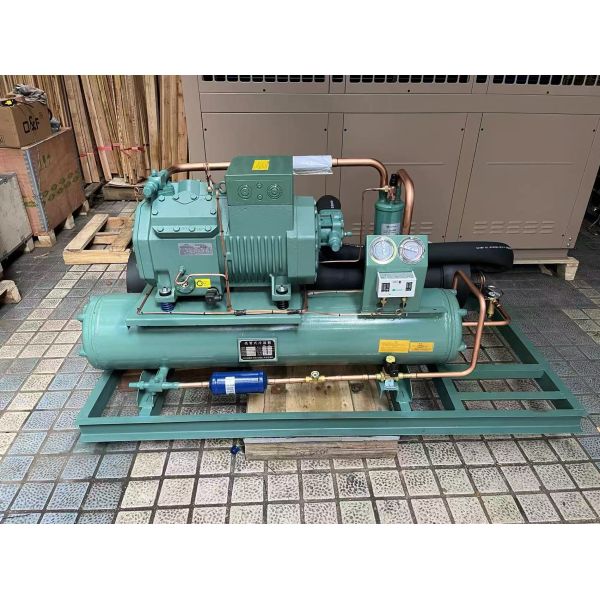 Custom 25Hp Dd Water Cooling Condensing Unit Semi-Hermetic Refrigeration Compressor Cooling Suitable for Cold Room Storage