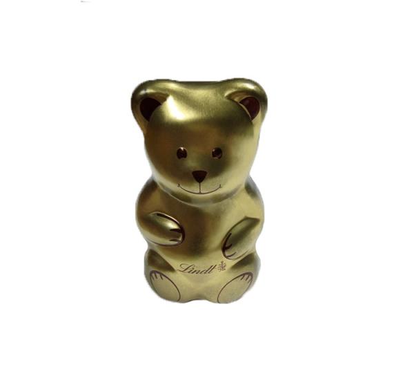 Two Piece Type Small Iron Box Sculpted Cover Bear Appearance For Gift Packing