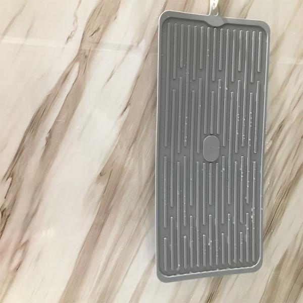 Amazon Original Drying Mat Silicone Dishes Drying Kitchenware BPA Heat Resistant Folding Dining Table Custom Dish Draining