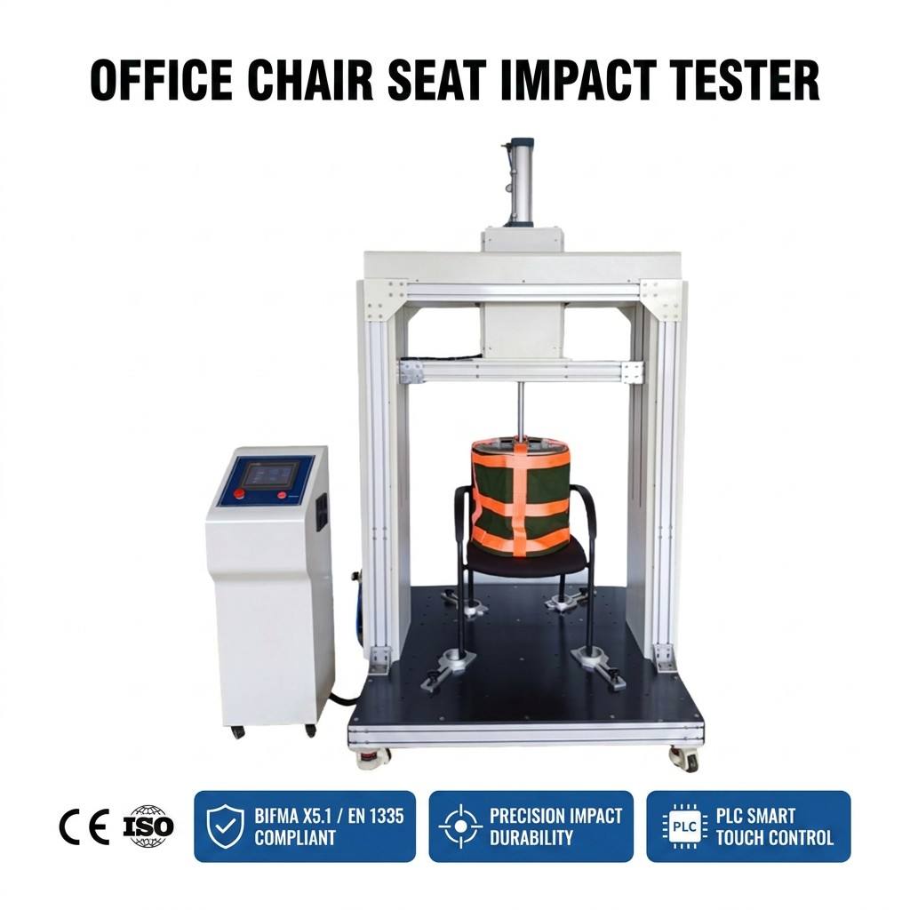 Industrial Chair Seat Loading Fatigue Tester 136kg Capacity Factory Price Furniture Testing Machine