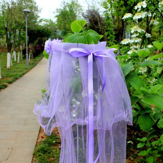 Children's crown veil, girls head flower veil headband, wedding princess wreath, wedding photography floor headdress hai