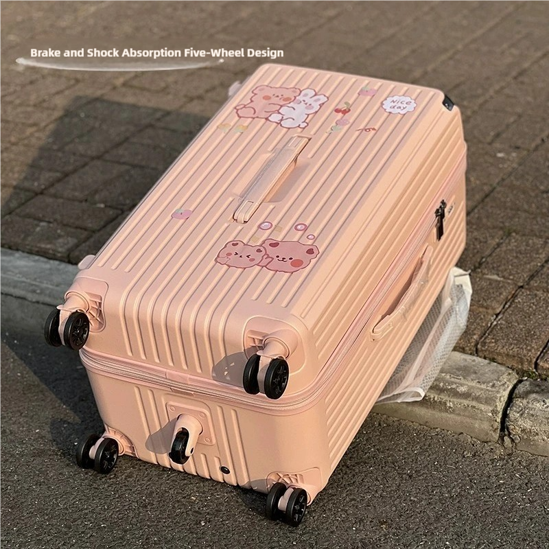 Unisex Lightweight Luxury Travel Luggage Set Designer Handcart with Rotating Casters and Large Capacity ABS PC Bag TSA Lock
