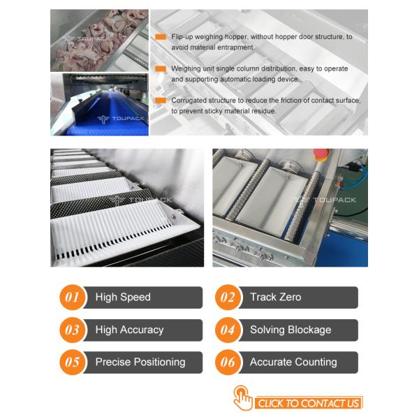 Fabricante de máquinas de envasado de carne con pesadora de múltiples cabezas