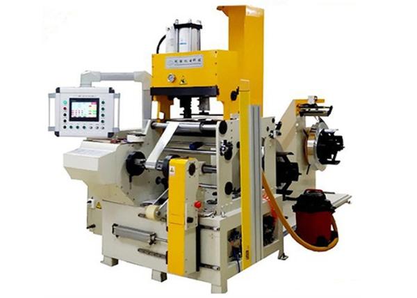Cold Welding Automatic Foil Coil Winding Machine With 300mm Width Leaf Copper