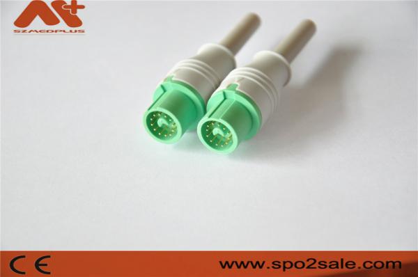 Conector médico da ligação do Pin ECG dos conectores de cabo 12 do ABS do CFS para o monitor paciente de Fukuda