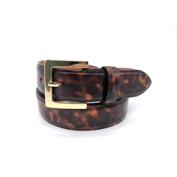 Custom Animal Women 3.0cm Leather Leopard Print Belt