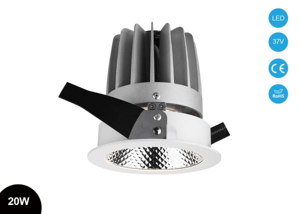 80CRI  IP20 20W LED Recessed Downlight , Citizen COB LED Ceiling Down light