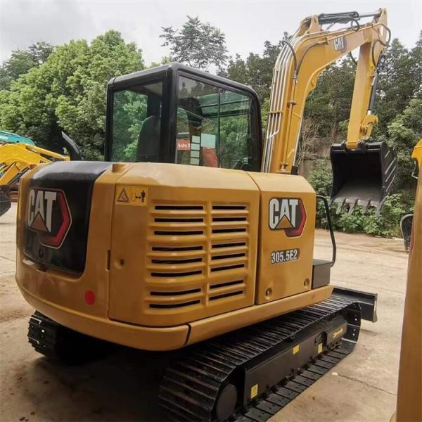 Excavadoras de cilindro hidráulico original Cat305.5 E2 com capacidade de balde de 0,53m3 em Xangai