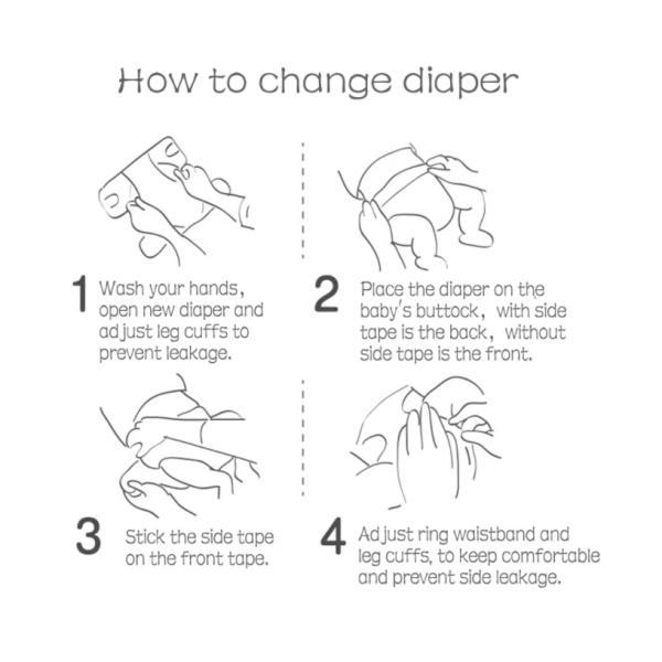 Младенца пеленка хлопка дружелюбных ворсистых экологически устранимая волшебная органическая