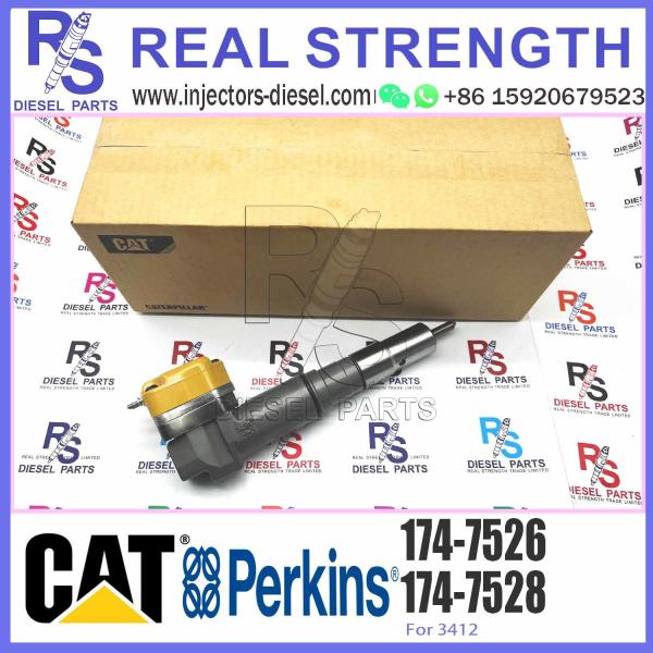 Excavator Accessories Diesel Engine Fuel Injector Motor Parts 1747526 174-7526 For Caterpillar CAT 3412E 651E 657
