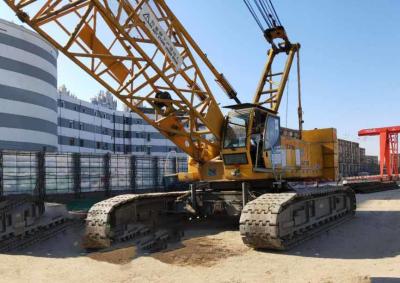Used 100 Ton Crawler Crane XCMG QUY100 Model 200KW Engine Power