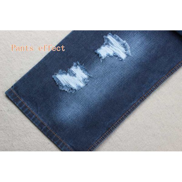 Spandex African Wax Printed Cotton Denim Fabric