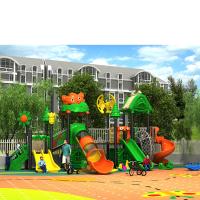 Équipement extérieur de terrain de jeu d'enfants de plastique de diapositive 19009
