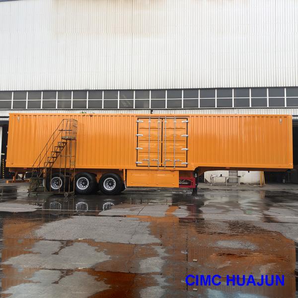 Foot Dry Van Container Semi-Trailer Equipped with 10.00R20/ 11.00R20/ 12R22.5 Tires