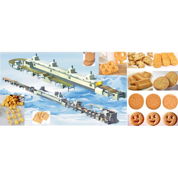 Industrial Biscuit Making Machine for Soft and Hard Biscuit Manufacturing Process