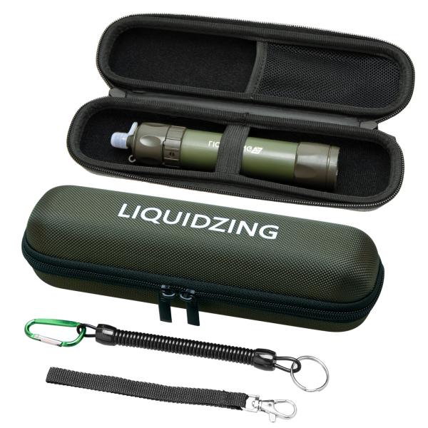 Survival Water Purifier Case EVA Portable Travel Case Bag For Hiking Camping Traveling