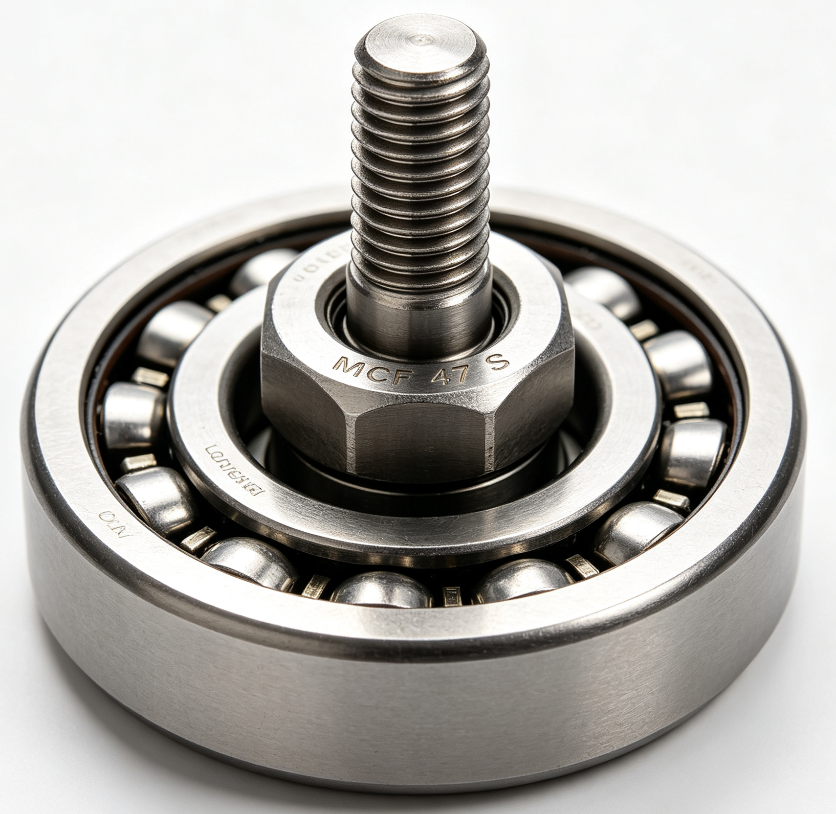 MCF 47 S Crowned Stud Type Cam Follower Bearing 47mm Metric Sealed Full Complement Needle Roller Track Roller