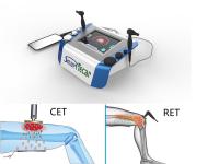 face lift Monopolar da diatermia da fisioterapia da máquina do emagrecimento do corpo de 448KHz Rf