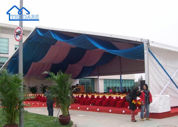 Permanent Commercial Marquee Aluminum Structures Custom Printed Tents For Tour Show Big Event Tents For Sale