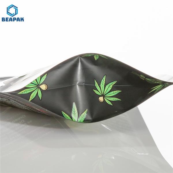 Stand Up Zipper Flat Bottom 150g Coffee Bags With Valve