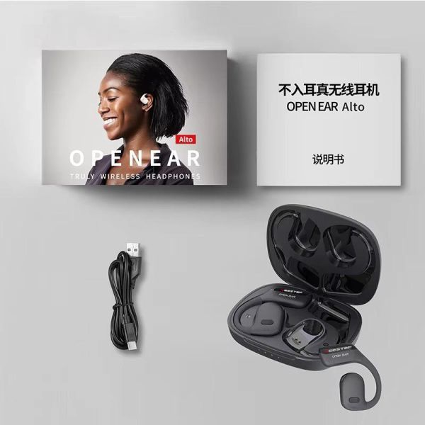 Yeestep AS13 High Quality E-bike True Wireless Earphones IPX5 Waterproof Open-Ear Design LED Display Adjustable Speed
