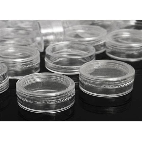 Smooth 5ml Acrylic Concentrate Containers , Screw Top Plastic Concentrate Containers