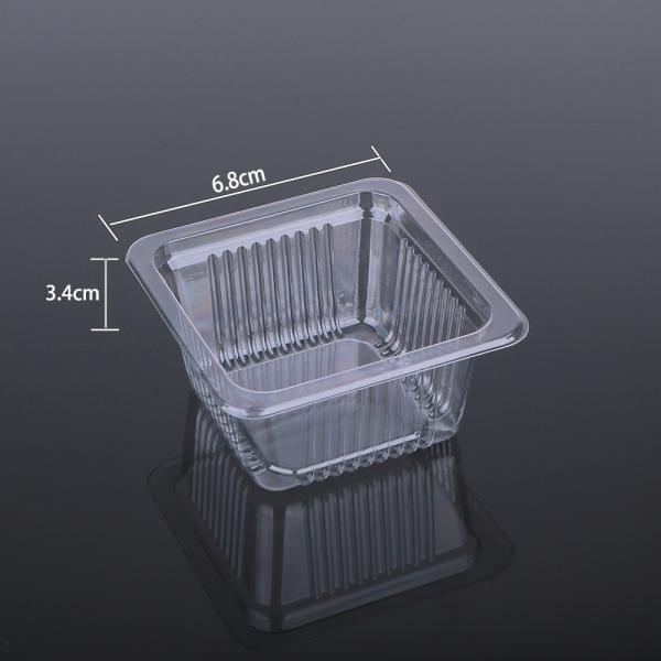 Ampolla plástica Tray Food Grade del ANIMAL DOMÉSTICO claro disponible del Mooncake los 6.8*6.8*3.4cm
