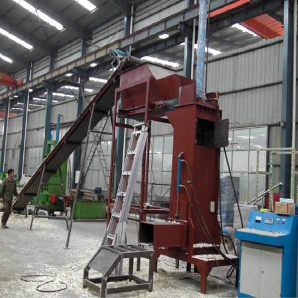 máquina de embalagem da serragem 1500kg