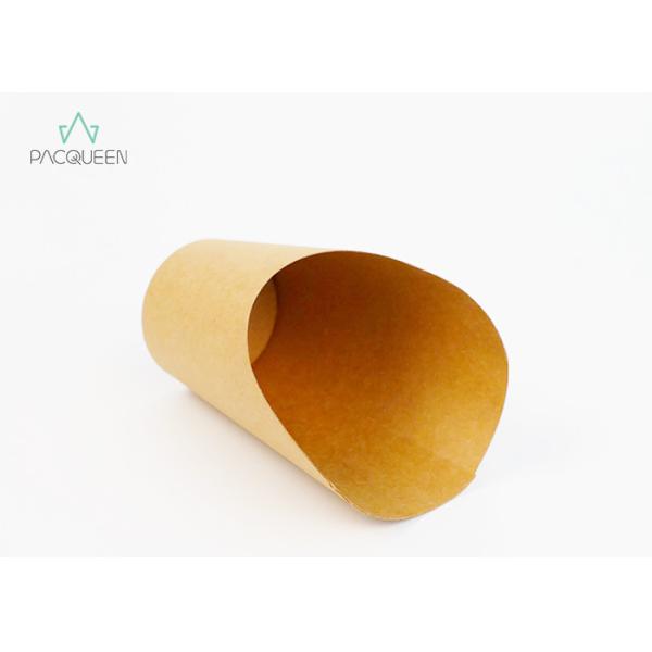 Shaped Takeaway Food Containers Chip Holders Oil / Water Resistant