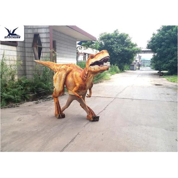 Lovely Animatronic Real Life Dinosaur Costume Walking Human Operated Costume