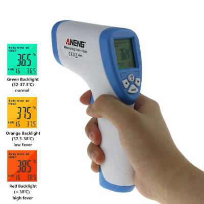 Arma Handheld da temperatura do alarme da febre, do Portable termômetro do contato não