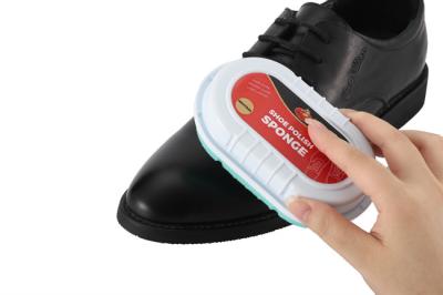 Shoe Shine Sponge Two Sides Shiny Leather Shoes Care Oil Shiner With Neutral Color JAPAN Production