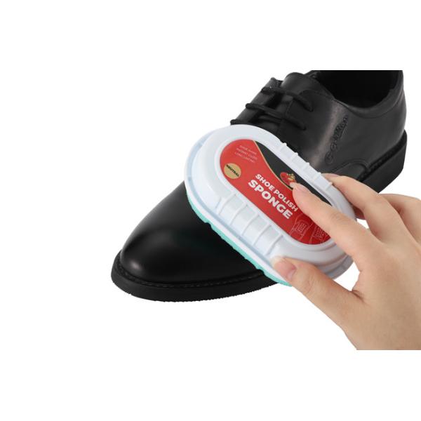 Уборка мгновенная Черный цвет Блестящая губка Две стороны Блестящая кожа обувь Уход за маслом Блестящий нейтральный