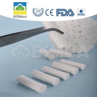 Certificação 100% dental do ISO das pelotas comprimento 10 * 38mm do algodão da fibra 13 - de 16mm