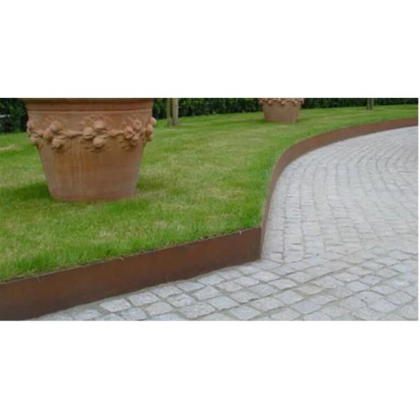 лужайка сада 175cm ржавая Corten окаймляя край границы металла для сада Landscraping