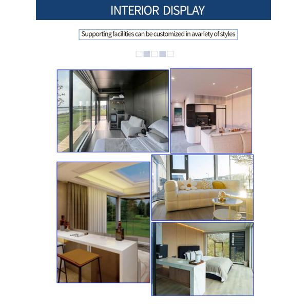 App Control Hotel Space Capsule House with Thermal Performance Suit and Electric System