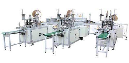 High Efficiency Non Woven Face Mask Making Machine Durable Aluminum Stucture